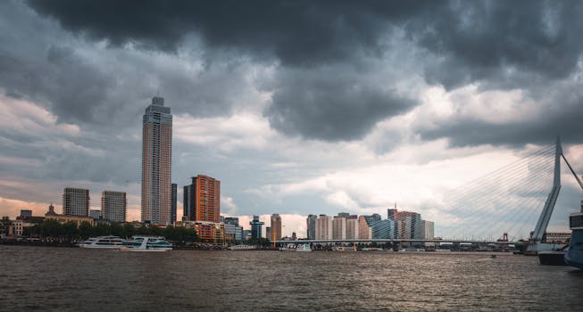 Weer Rotterdam vandaag: temperatuur, neerslag en verkeer