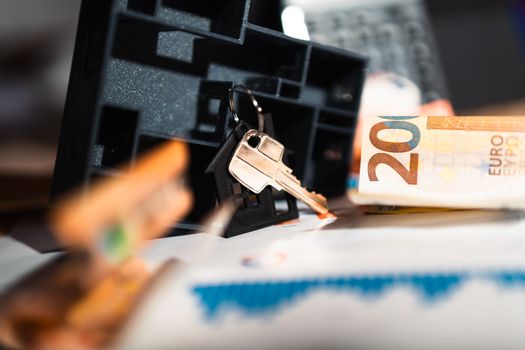 Grafiek met scenario’s voor de verwachte hypotheekrente in 2026 bij inflatie, ECB-beleid en geopolitieke onrust